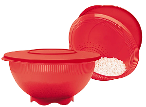 Tupperware Lava Arroz Vermelho