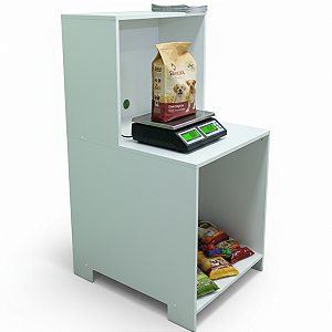 Balcão Para Balança Comércio Agro Pet Shop Branco Cód.201