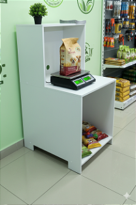 Balcão Para Balança Comércio Agro Pet Shop Branco Cód.201