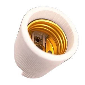 Bocal Soquete Porcelana Mt2303 Decorlux E27 Liso Spot 250v
