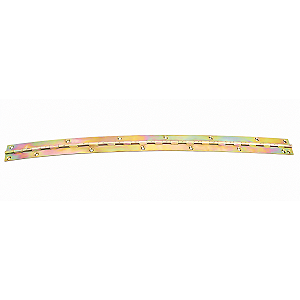 01 Dobradiça Tipo Piano Cortada 42x2,3cm Aço Bicromatizado