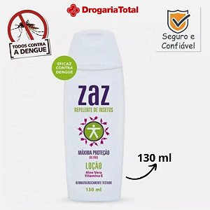 Zaz Repelente De Insetos Oil Free Loção Aloe Vera 120 Ml