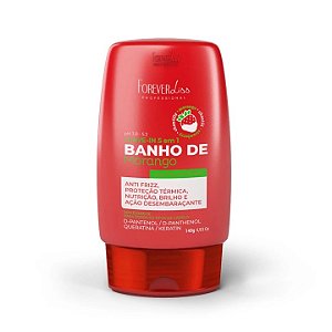 Leave-In Banho De Verniz Morango Forever Liss Professional 140G
