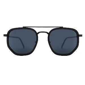Óculos de Sol Masculino Dommus Acutis Hexagonal Preto