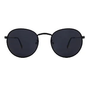 Óculos de Sol Masculino Dommus Ignis Redondo Preto