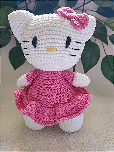 Gatinha amigurumi inspiração Hello Kit