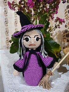 Bruxa má dos contos de fada em amigurumi