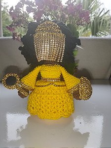 Orixá Oxum em amigurumi