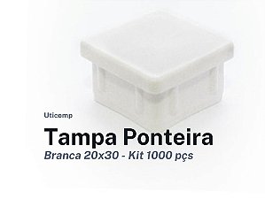 Tampa Ponteira Interna Branca 20X30 1000pçs