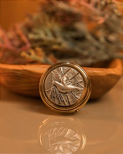 Caixinha Espírito Santo - Folheada a Ouro