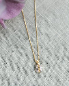 Colar Mini Nossa Senhora Aparecida - Folheado a Ouro