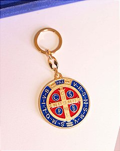 Chaveiro Medalhão São Bento - Resinado