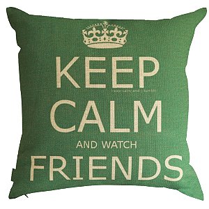 Almofada Keep Calm and Watch Friends 45x45