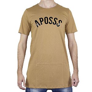 Camiseta Aposss Long Arq Caramelo