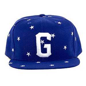 Boné G-Style Snapback Estrelas Azul