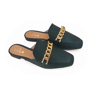 Sandálias mule cor preto