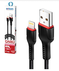 CABO USB X IPHONE EXBOM 1M