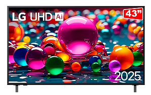 Smart TV LG 43" LED 4K UHD 43UA8550PSA, a7 AI Processor 4K Gen8