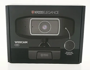 Webcam HD Kross Elegance, 720P, Foco Manual - KE-WB720P2