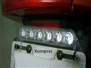 Luz de led para placa de Motocicleta