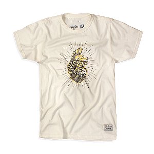 CAMISETA HEART MUSIC OFF WHITE