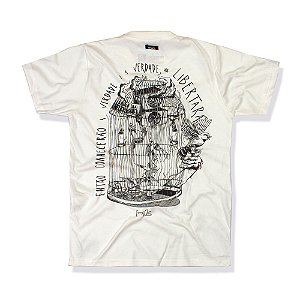CAMISETA LIBERTARÁ (OFF WHITE)