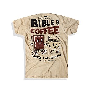 CAMISETA BIBLE & COFFEE (VANILLA)