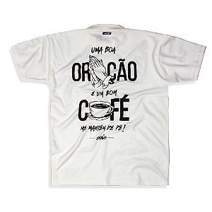 CAMISETA OVERSIZED ORAÇÃO E CAFÉ