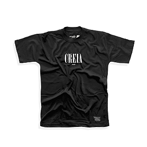 CAMISETA OVERSIZED SOMENTE CREIA PRETA