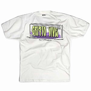 CAMISETA OVERSIZED CRISTO VIVE OFF WHITE (DTF)
