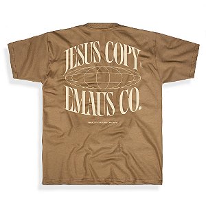 CAMISETA OVERSIZED JESUS COPY (CARAMELO)