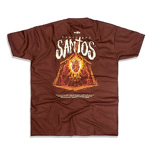 CAMISETA OVERSIZED SANTOS (BROWN)