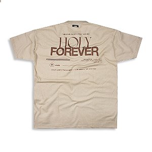CAMISETA OVERSIZED HOLY FOREVER (CAQUI)