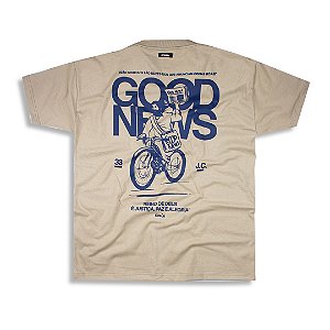 CAMISETA OVERSIZED GOOD NEWS (CAQUI)