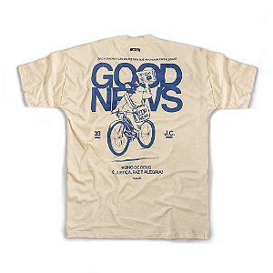CAMISETA OVERSIZED GOOD NEWS VANILLA