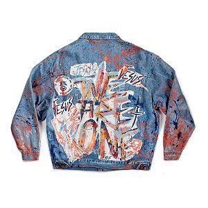 JAQUETA JEANS THE FIRE CUSTOM