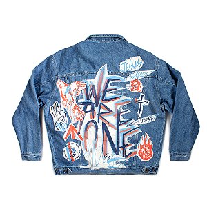 JAQUETA JEANS WE ARE ONE CUSTOM