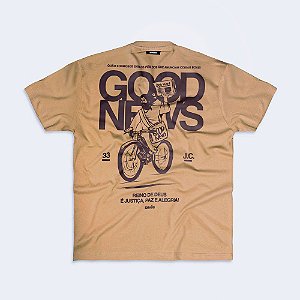 CAMISETA STREET GOOD NEWS (CARAMELO)