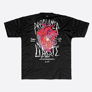 CAMISETA OVERSIZED PROCLAMAR A LIBERDADE (BLACK)