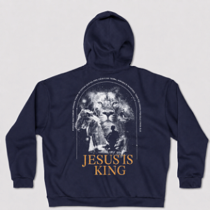 MOLETOM OVERSIZED JESUS IS KING