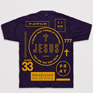 CAMISETA OVERSIZED HALLELUJAH (ROXA)