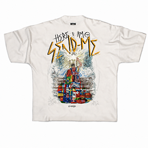 CAMISETA BOXY SIZED HERE I AM