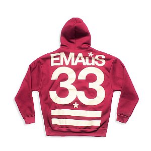 MOLETOM OVERSIZED EMAÚS 33 (VERMELHO)