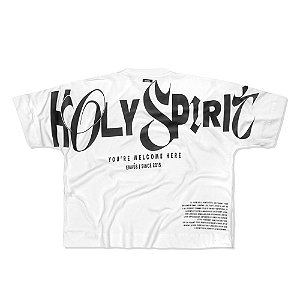 CAMISETA BOXY SIZED HOLY SPIRIT (OFF WHITE)