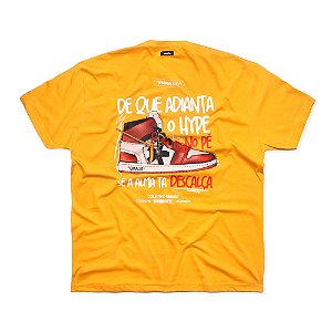 CAMISETA STREET STATUS X ESSÊNCIA (MOSTARDA)