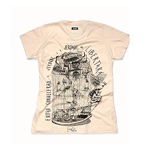 CAMISETA FEMININA LIBERTARÁ