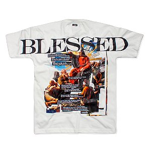 CAMISETA OVERSIZED BLESSED (OFF WHITE)