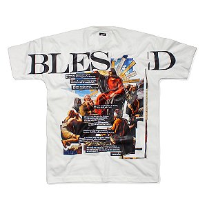CAMISETA OVERSIZED BLESSED (OFF WHITE)
