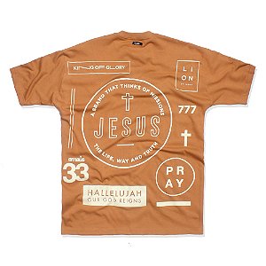 CAMISETA OVERSIZED HALLELUJAH (CARAMELO)