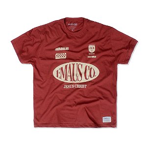 CAMISETA STREET EMAÚS 10 ANOS (TERRACOTA)